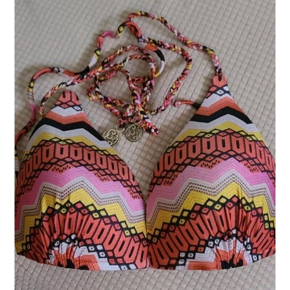 Women’s Luli Fama Multicolor Bikini Top Size Medium